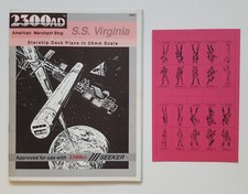 S.S. VIRGINIA STARSHIP DECK PLANS 25mm 2300AD TRAVELLER MEGATRAVELLER SEEKER
