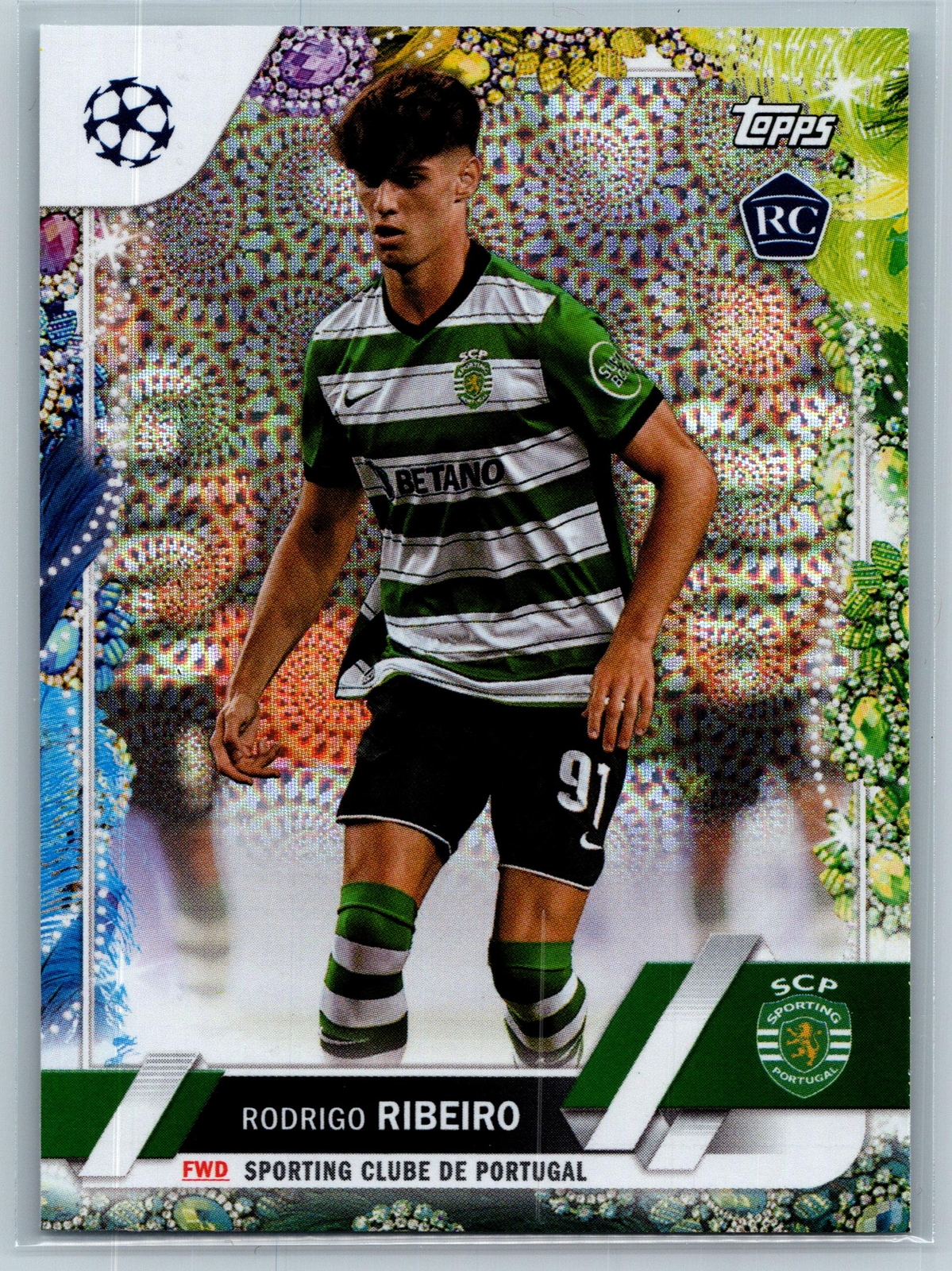 Rodrigo Ribeiro 2022-23 Topps UEFA  Carnaval Edition Samba RC #194