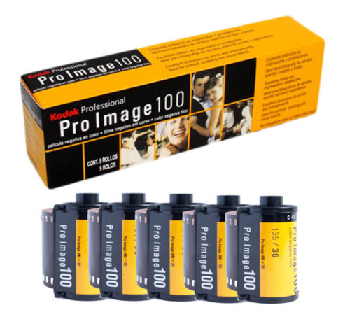5 Rolls Kodak ProImage 100 Professional 35mm 36 Exposures Negative Film 03-2025 - Picture 1 of 1