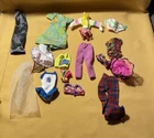 Lot Vintage Barbie Or Similar Size Dolls Unmatched Clothes- Some Homemade
