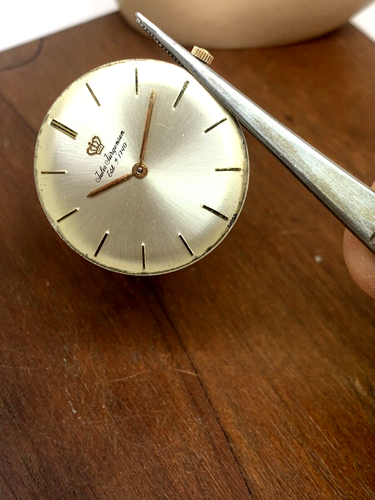 Jules Jurgensen Watch 17J Swiss Mechanical Movement WORKS FOR REPAIR PARTS - Picture 7 of 7