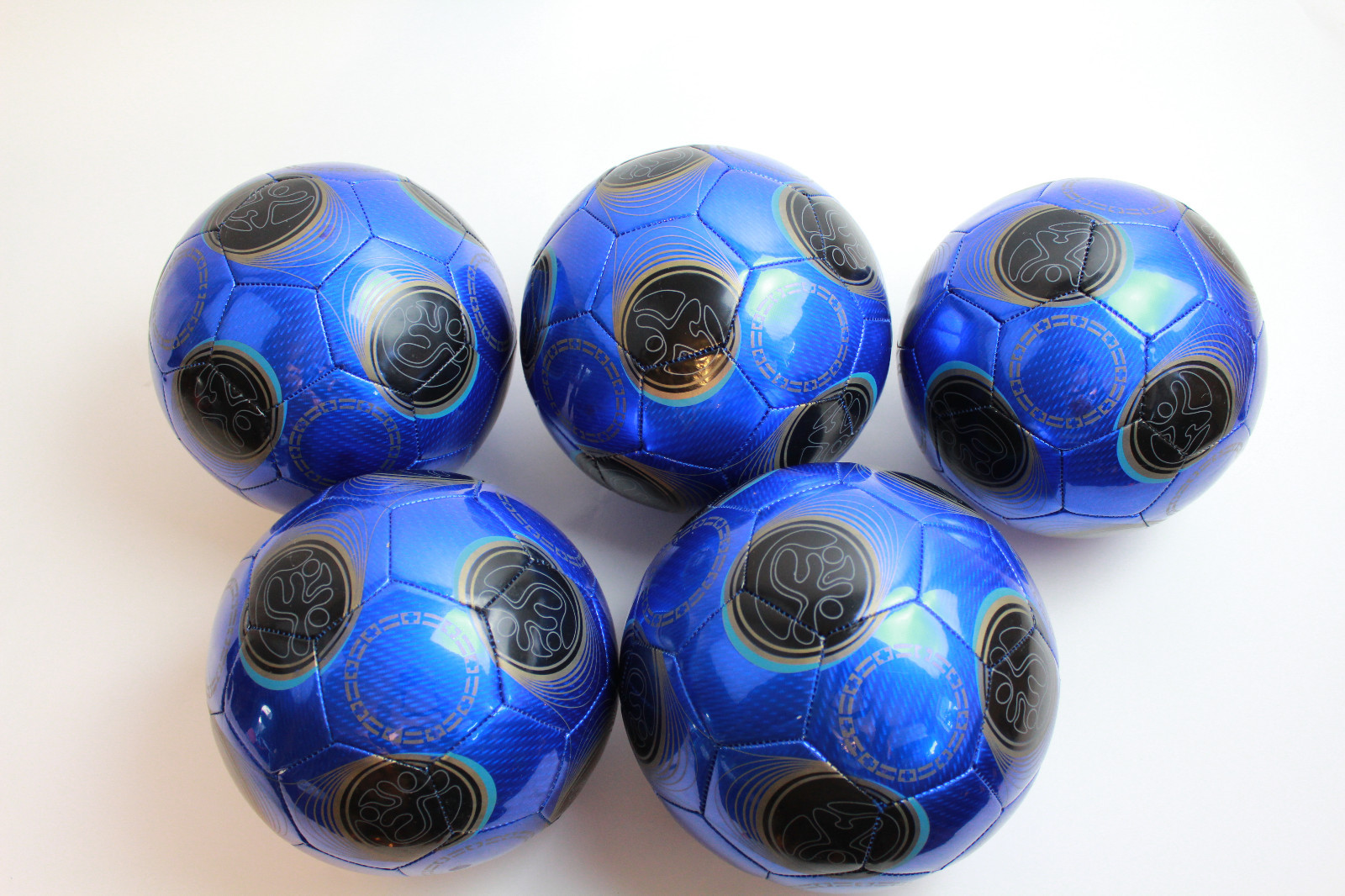 5 Soccer Training Ball size 4 Color Red Black w/ gold Accents Team