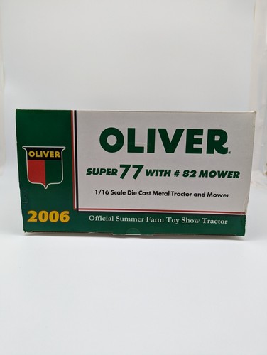 1/16 Oliver Super 77 Tractor With Mower, 2006 Summer Farm Toy Show - Picture 4 of 7