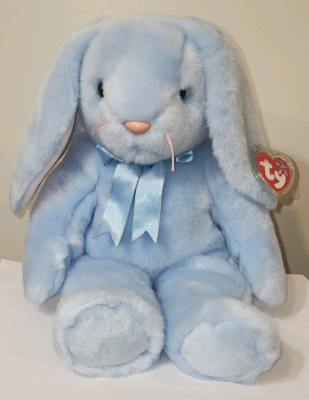 Ty Beanie Buddy FLIPPITY the Blue Bunny Rabbit 14
