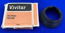 Vintage Vivitar Camera Collapsible Lens Hood 49mm in Original Box