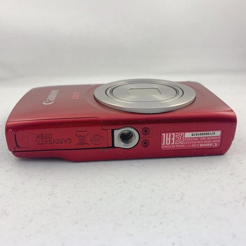 Canon IXY 200 Red PowerShot ELPH 185 20MP 8x Zoom Digital Camera fast ship japan - Picture 11 of 18