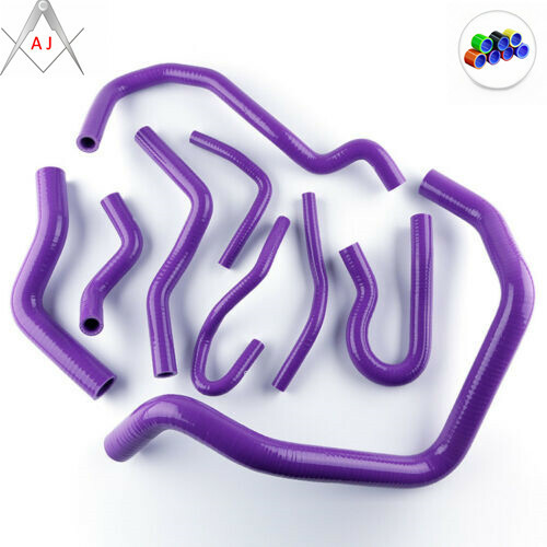 FOR HONDA CIVIC D15 D16 SOHC EG/EK 1992-2000 Silicone Radiator Hoses Kit Purple - Picture 1 of 9