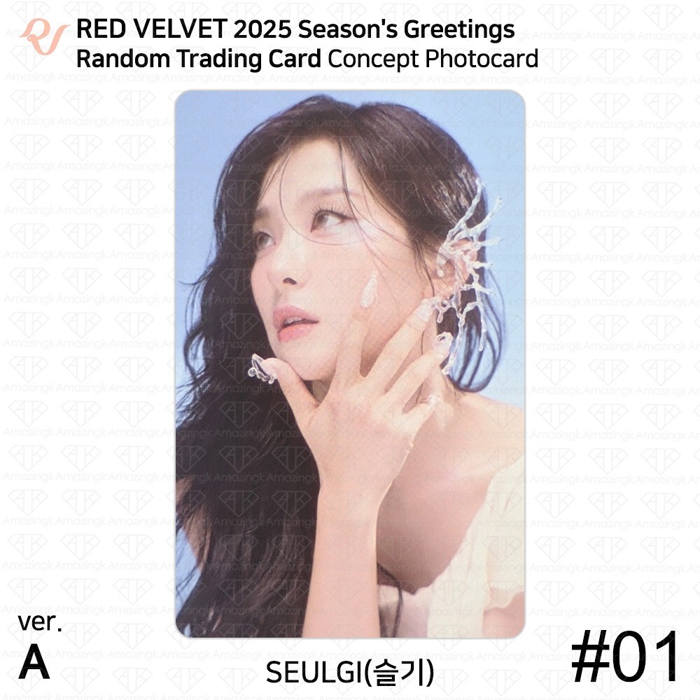 Red Velvet 2025 Season's Greetings Random Trading Card Concept