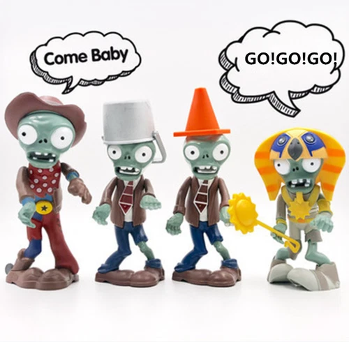 Plants VS Zombies Action Figure PVZ Pea Shooter & Zombie Figure Toy Set Game - Picture 35 of 46