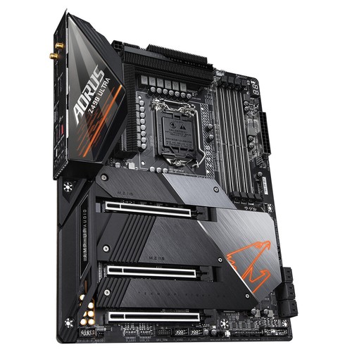 Gigabyte Z490 AORUS ULTRA scheda madre Intel Z490 LGA 1200 DDR4 ATX M.2 USB 3.2 - Foto 2 di 4