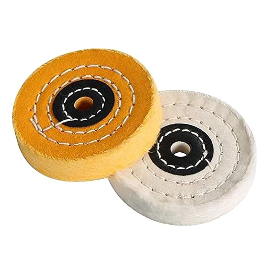 6 in. Bench Grinder Buffing Wheel Kit with 3-piecs Polishing Compound Set