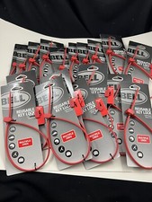 Bell Sports Reusable Lightweight Steel Core Zip Tie Key Lock w/ Key 7117058 18 