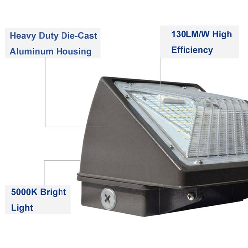 LED 15W Wall Pack Mount Light Fixture Outdoor Security IP65 Commercial Area Lamp - Picture 7 of 24