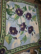 Sally Eckman Roberts Extra Large Throw/tapistry/Rug 8ft 9in X 7ft 2in , Purple