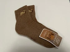 Camel Wool Blend Socks Thermal Taupe 35-36 Mongolia