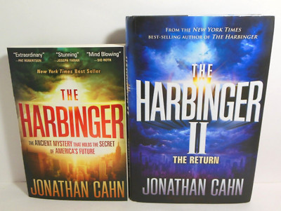 The Harbinger AND Harbinger II VG Jonathan Cahn LOT America Future in Prophecy