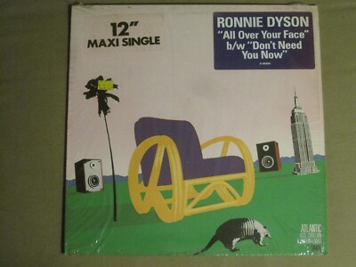 RONNIE DYSON ALL OVER YOUR FACE / DON'T NEED 12'' OG '83 COTILLION DISCO FUNK 
