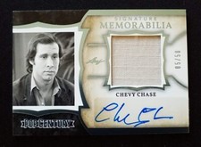 Chevy Chase 2022 Leaf Pop Century Signature Memorabilia Blue Auto Autograph 550