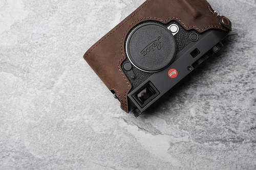 Genuine Real Leather Half Camera Case Bag Cover for Leica M10 M10P Handle - Picture 8 of 27