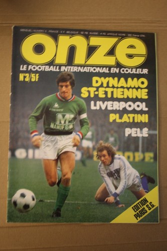 ONZE n°11 # 1976 # COUPE EUROPE - FRANCE-EIRE avec POSTER BONHOF/TRESOR