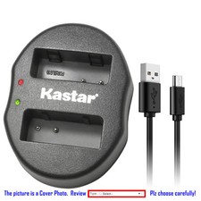 Kastar Battery Dual USB Charger for Panasonic DMW-BLE9 DMW-BLG10 Lumix DMC-TZ81