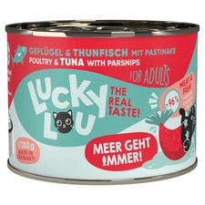 Lucky Lou Lifestage Adult Poultry & Tuna 200g, Cat Food,