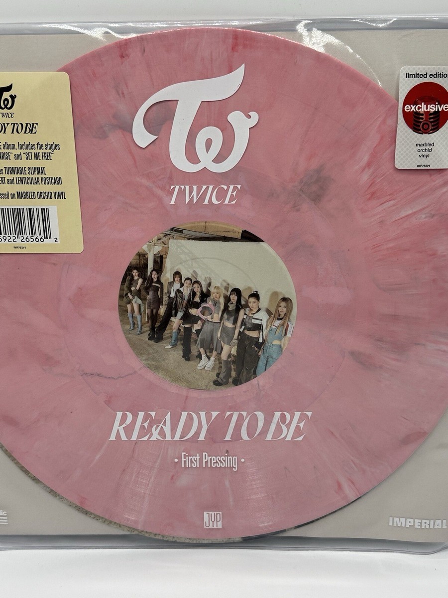 TWICE READY TO BE LPレコード マーブルピンク TWICE READY TO BE LPレコード マーブルピンク TWICE READY TO