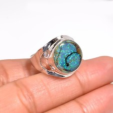 Sterling Monarch Opal Ring 9205 Sterling Silver Handmade Statement Ring Jewelry