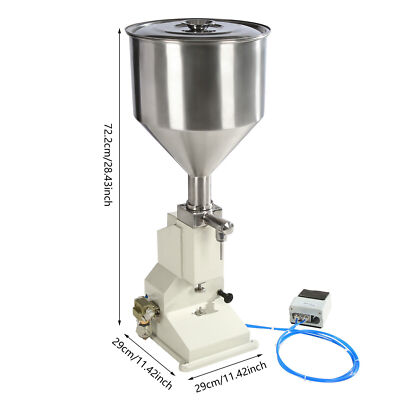 Pneumatic Filling Machine Filler For Shampoo Cosmetic Paste Liquid Oil Cream