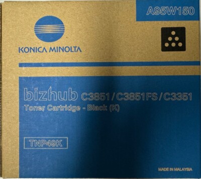 Konica Minolta Toner TNP49K TNP49C TNP49Y TNP49M für bizhub C3351 C3851 TNP49