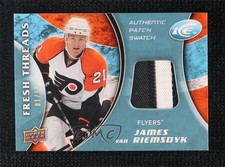 2009-10 Upper Deck Ice Fresh Threads 1/15 James van Riemsdyk #FT-VA Patch 0u8p