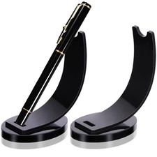 2 Pieces Acrylic Electronic Pen Holder Pen Display Stand Pencil Display Holde...