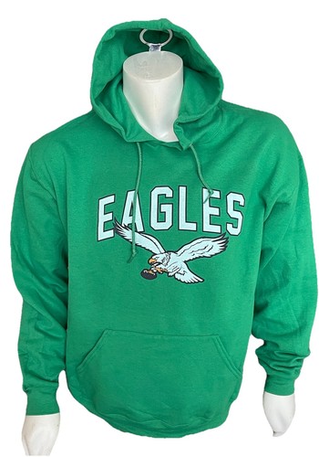 NWT NFL Philadelphia Eagles Kelly Green Pullover Sweatshirt Size M