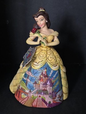 Jim Shore Disney ''Enchanted'' Belle Die Schöne und das Biest Prinzessinnenschloss 4045238
