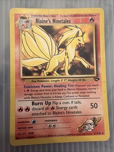 9 tailed fox pokemon card Amazon.com: Nine Tails Stage 1 Morty's Ninetales Japanese VS 1st