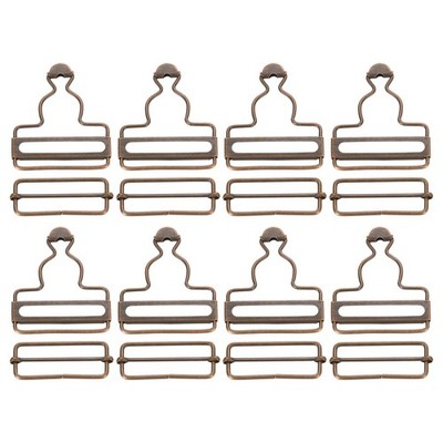 For hangers, 8 sets of metal buckles replacement 45mm, copper shades