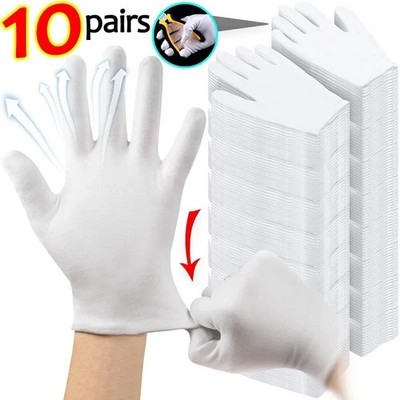 High Elasticity Protective Gloves Protect Skin Lining Glove Eczema Size: 10 pair