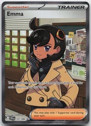 Emma 107/086 Chaos Rising Full Art Ultra Rare Holo