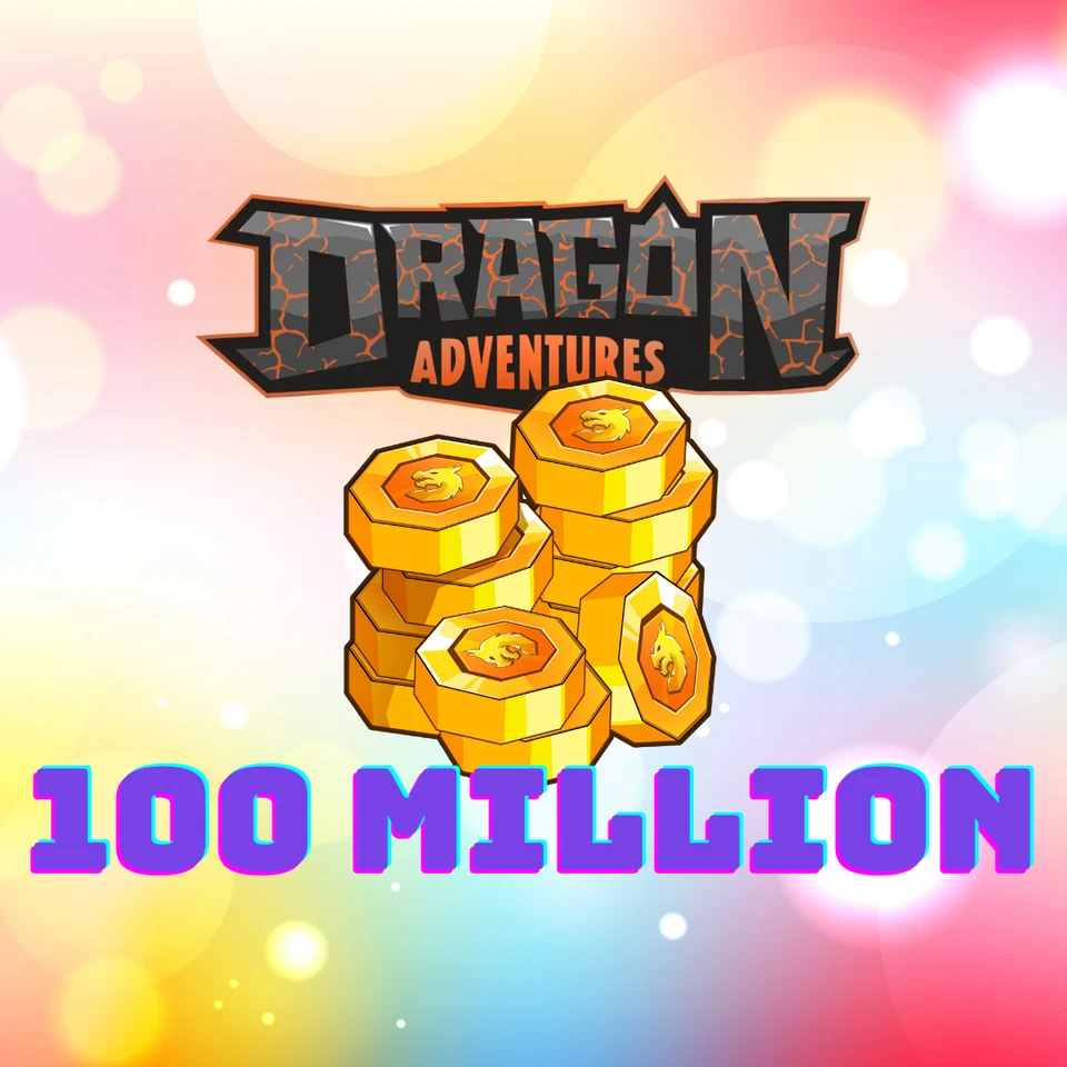 🐉 100 Million Coins – Dragon Adventures | DA | Same Day Delivery💰