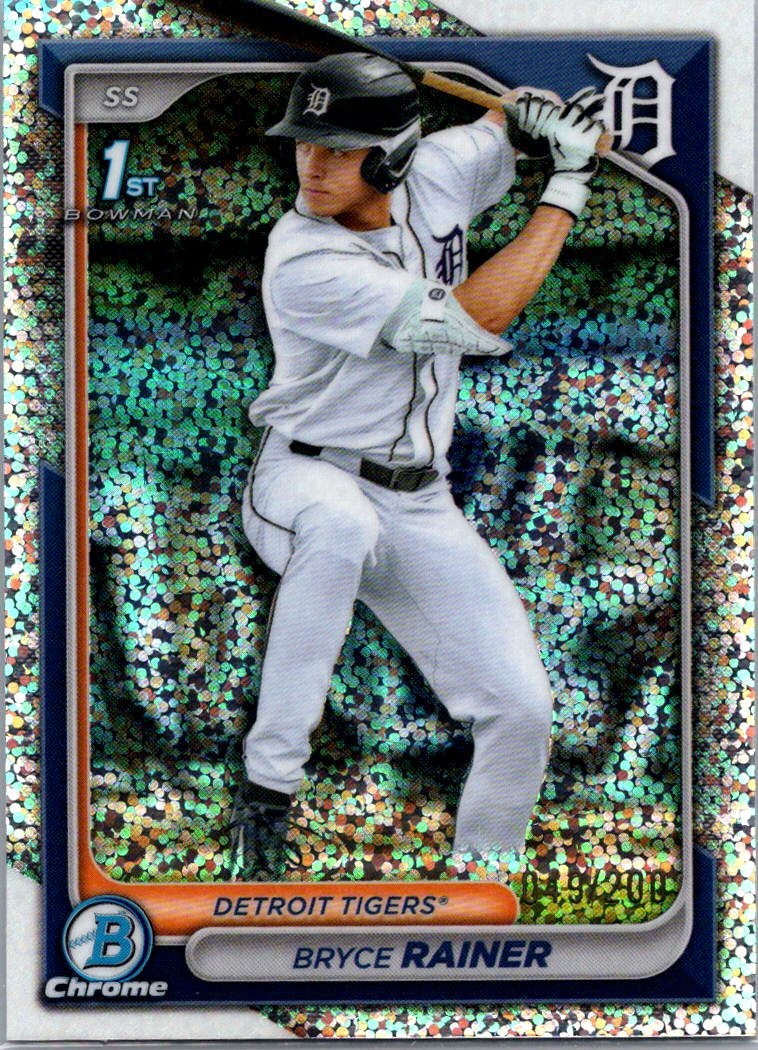 2024 Bowman Draft #BDC-86 Bryce Rainer Chrome Sparkles Refractor #/200