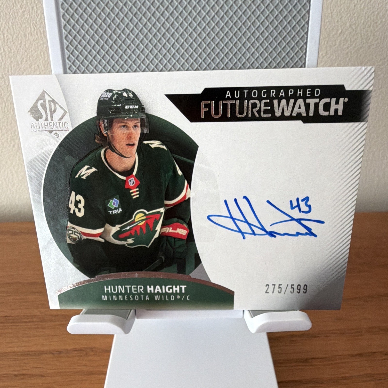 2025-26 Sp Authentic - Autographed Future Watch Hunter Haight #182 /999 (AU, RC)