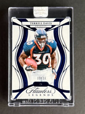 2025 Flawless TERRELL DAVIS Flawless Legends Sapphire 5/20 Encased - Broncos