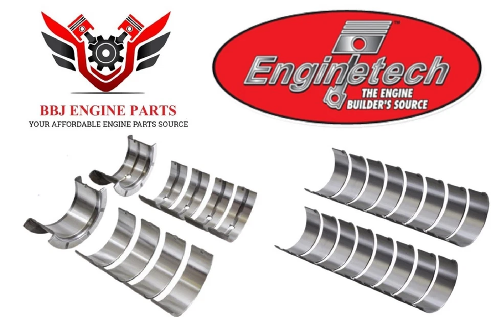 Chevy Chevrolet 402 1970 – 1973 Enginetech Rod - Main Bearings AnD Piston Rings - Image 3 of 4