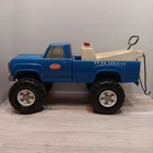 Vintage TONKA Blue Tow Truck #11062 MR-970 Pressed Steel Made In USA