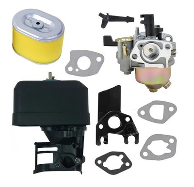 Carburetor Air Box Assembly Gasket Set Compatible with Honda GX200 6.5HP Engines