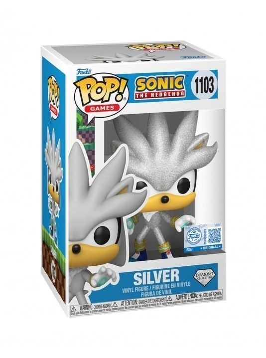 Gadget - Sonic: Funko Pop! Games - Silver(Fl) - Funko