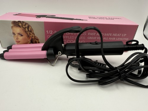 New Mini Three Barrel Curling Iron (1/2” Barrels) - Picture 4 of 6