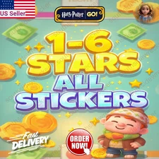 Monopoly Stickers Go 1-6 Stars⭐GOLD Stickers   Available🔥CHEAPEST PRICE⭐24/7
