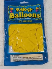 12 inch - Latex Balloons - Yellow - Party Helium Balloons - 150 Pack