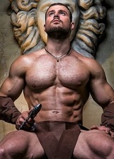 Man Photo Men Interest Beefcake Male Photo Muscle Man Photo 5 x7  Cris 54 -  180